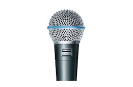 SHURE - BETA58A SUPERCARDIOID DYNAMIC VOCAL MICROPHONE